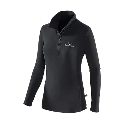 Abbildung von Black Crevice Damen Fleece Skirolli, schwarz/Silber, 48