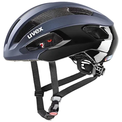 Abbildung von uvex rise cc sicherer Helm für Damen und Herren individuelle Größenanpassung optimierte Belüftung deep space black matt 52 56 cm