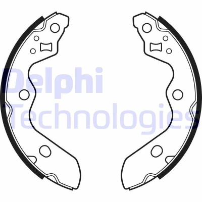 Abbildung von DELPHI LS2156 Bremsbacken 180 32