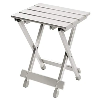 Abbildung von Bo Camp Mini Alu Klapphocker Camping Tisch Angel Hocker Falthocker Sitz klappbar