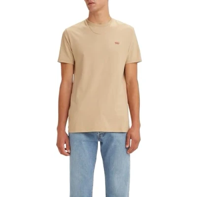 Abbildung von Levi&#039;s TEE Tshirt basic, Herren, Größe: Small, Beige