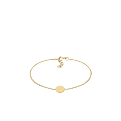 Abbildung von Elli Structured COIN Armband goldcoloured, Damen, Größe: 17, Gold coloured