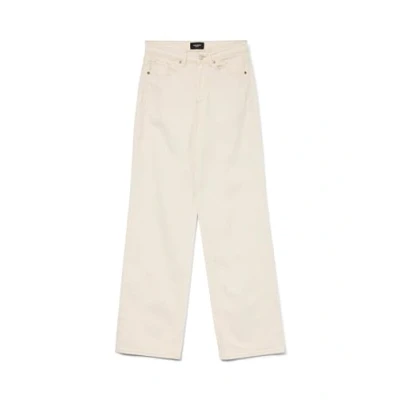 Abbildung von Vero Moda Tessa HR WIDE GA NOOS Flared Jeans, Damen, Größe: 26x32, Ecru