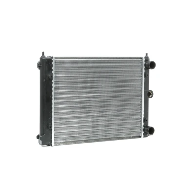 Abbildung von NRF 58696 Kühler, Motorkühlung Aluminium 380 322 34 Kühlrippen mechanisch gefügt VOLKSWAGEN: Polo II Coupe, Hatchback, Santana Saloon