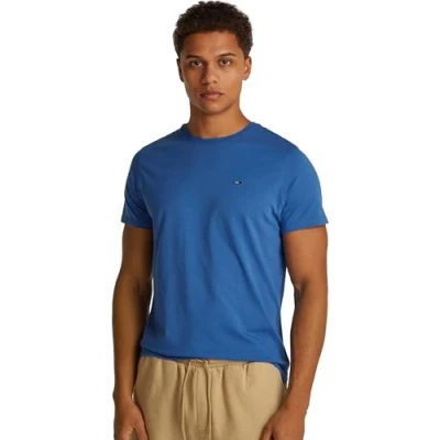 Abbildung von Tommy Jeans SLIM TEE Tshirt basic, Herren, Größe: 56, Tempo blue