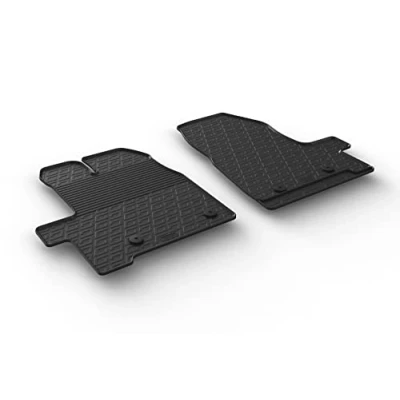 Abbildung von Gledring 0559 Fußmattensatz Gummi vorne und hinten 4 schwarz 750mm 550mm FORD: Transit Custom V362 Minibus