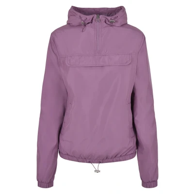Abbildung von Urban Classics Basic Windbreaker, Damen, Größe: Small, Duskviolet