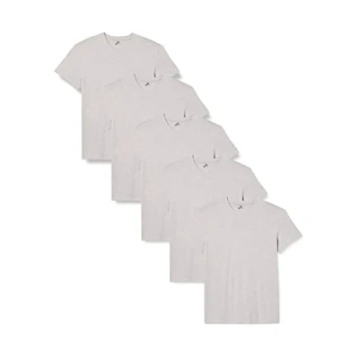 Abbildung von Lower East Herren Le156 T Shirt, Hellgrau Melange, L EU