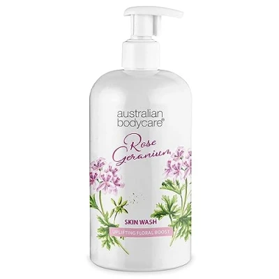 Abbildung von Australian Bodycare Skin Wash Professional 500 ml Teebaumöl &amp; Rose Duschgel Für weiche, unreine Haut, ideal vor Haarentfernung