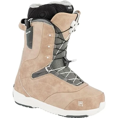 Abbildung von Nitro Damen Crown TLS Leichter Snowboardboot mit Schnellschnürsystem Allround Freestyle Freeride Softboot, Terracotta, MP 24.5 // EU 38 US WMN 7