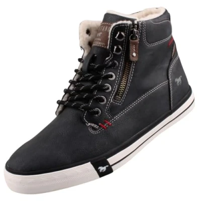 Abbildung von Mustang Schnürstiefelette, Herren, Größe: 43, Schwarz Schuhe