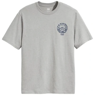 Abbildung von Levi&#039;s Herren Ss Relaxed Fit Tee T Shirt, Brin Coastal Scenic Mid Tone Heather Grey, XL