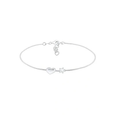Abbildung von Elli Armband Damen Herz Sterne Astro Symbol Filigran aus 925 Sterling Silber