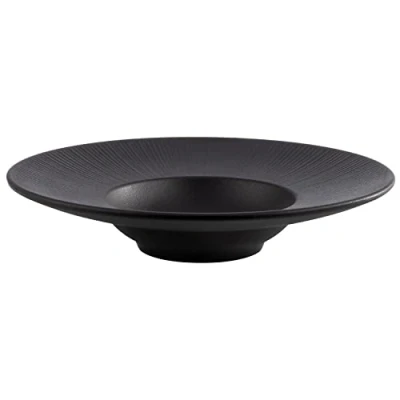 Abbildung von APS 85098 Melaminteller NERO, Servierteller für vielerei Speisen, Ø 29 cm