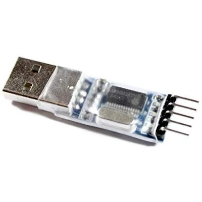 Abbildung von Paradisetronic.com USB zu TTL, UART Wandler Adapter, serielle Schnittstelle, 3.3V / 5V, PL2303HX