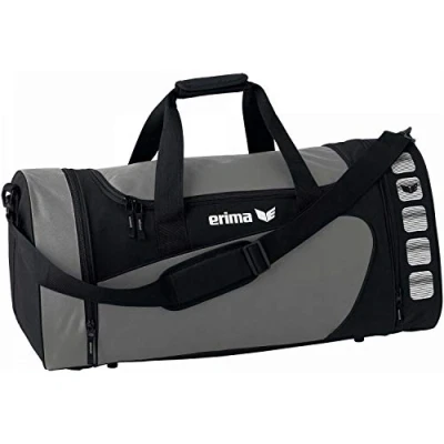 Abbildung von Erima Unisex Sporttasche, Polyester, Granit/Schwarz, S
