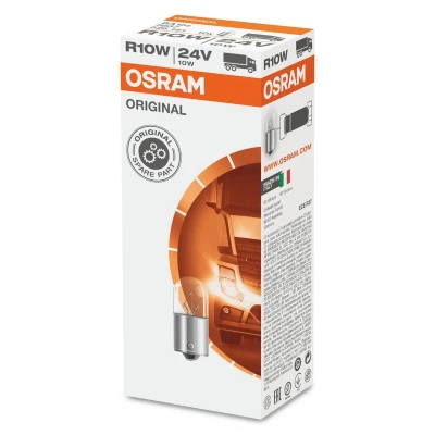 Abbildung von OSRAM ORIGINAL LINE 5637 Glühlampe, Kennzeichenleuchte 24V 10W R10W BA15s
