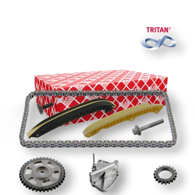 Abbildung von FEBI BILSTEIN 46365 Steuerkettensatz Zahnkette, Kette geschlossen SKODA: Fabia 2, VOLKSWAGEN: Polo IV Hatchback, Fox Hatchback