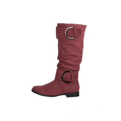 Abbildung von Elara Cowboy/Bikerboot, Damen, Größe: 39, Bordeaux Schuhe