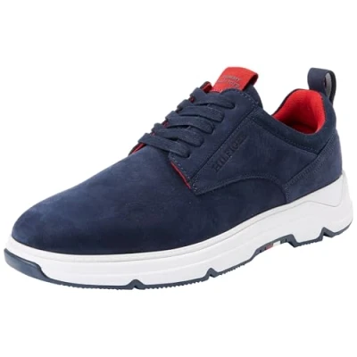 Abbildung von Tommy HILFIGER NUBUCK MIX HYBRID SHOE Mokassinschuhe Herren, Blau (Desert Sky), 42 EU