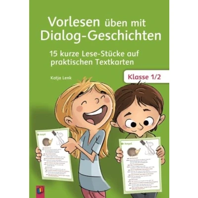 Abbildung von Vorlesen üben mit Dialog Geschichten Klasse 1/2: 15 kurze Lese Stücke auf praktischen Textkarten