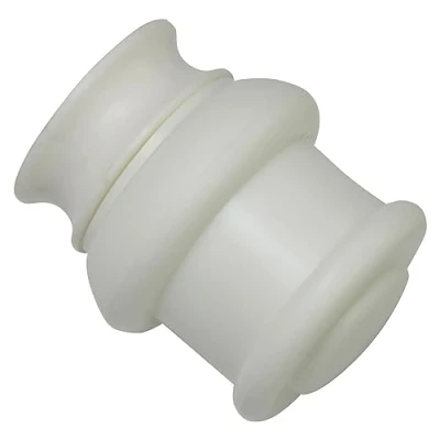 Abbildung von GARDINIA Träger Für Vitragestange Nevada Mit Ø 12 mm, Distanzstück, Zum Schrauben oder Kleben, Scheibenstangen, Länge: 3 cm, Kunststoff, Weiß