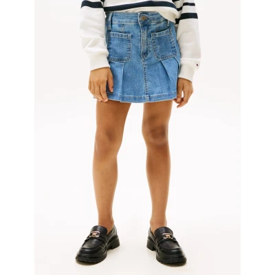 Abbildung von Tommy Hilfiger Skirt Pleated Faltenrock für Kinder, Größe: 104, Drapey