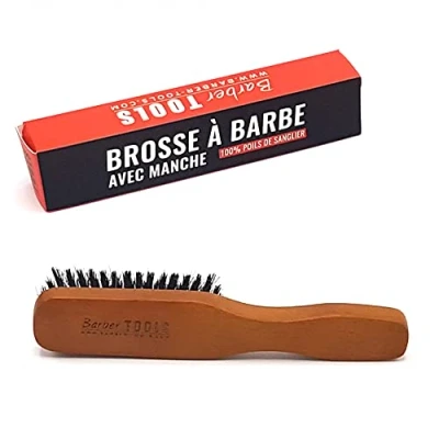 Abbildung von BARBER TOOLS Pinsel Bartbürste mit Griff, 1 Stück