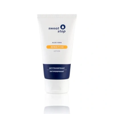 Abbildung von SweatStop Aloe Vera Sensitive Antitranspirant Lotion 50ml gegen Schwitzen an Stirn &amp; Gesicht Antiperspirant Creme anti Gesichtsschweiß für Sie Ihn 24 48h Sicherheit