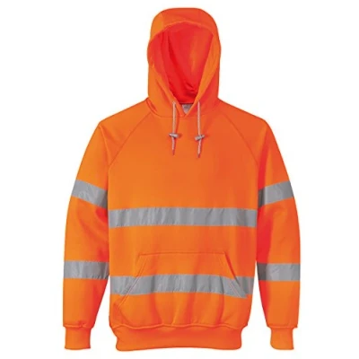 Abbildung von Portwest Warnschutz Kapuzen Sweat Shirt, Größe: S, Farbe: Orange, B304ORRS