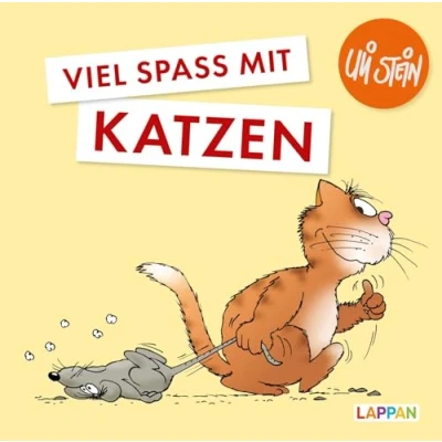 Abbildung von Uli Stein für Tierfreunde: Viel Spaß mit Katzen: Lustiges Geschenkbuch Katzenfreunde und Samtpfoten Fans witzigen Cartoons Texten
