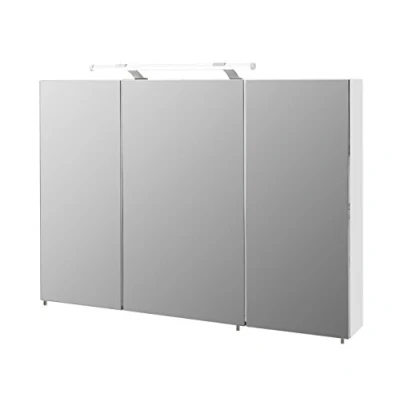 Abbildung von Schildmeyer Spiegelschrank Dorina 124889, Melaminharzbeschichtete Spanplatte, weiß, 100 x 16 75 cm