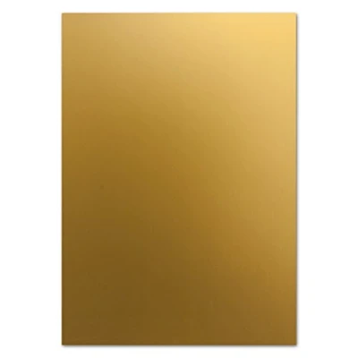 Abbildung von 25 DIN A4 Papier bögen Planobogen Gold Metallic 225 g/m² 21 x 29,7 cm Bastelbogen Ton Fotokarton Bastel Karton FarbenFroh
