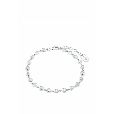 Abbildung von s.Oliver MIT Zirkonia Armband, Damen, Größe: 17, Silber
