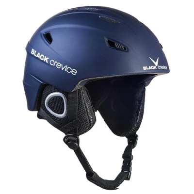 Abbildung von Black Crevice Skihelm Kitzbühel, Navy/weiß, S