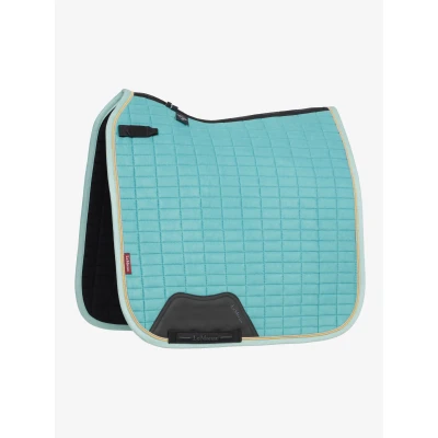 Abbildung von LeMieux SS25 Suede Dressage Saddle Pad Lagoon