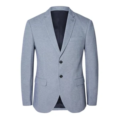 Abbildung von Selected Homme Einreihiger Sakko, Herren, Größe: 46, Chambray blue