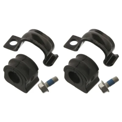Abbildung von FEBI BILSTEIN 37139 Reparatursatz, Stabilisatorlager Vorderachse mit Halter Schrauben VOLKSWAGEN: Golf 4, Bora Variant, 4 Variant