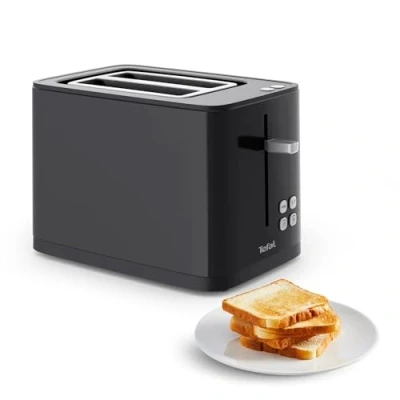 Abbildung von Tefal TL6408 Toaster Für Zwei Lange Scheiben Favoriten Einstellungen Countdown Mit Digitaldisplay 7 Bräunungsstufen extragroß Thermostat