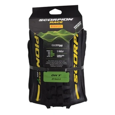 Abbildung von Pirelli Unisex Erwachsene Scorpion RC DH T Fahrradreifen, Black, Einheitsgröße