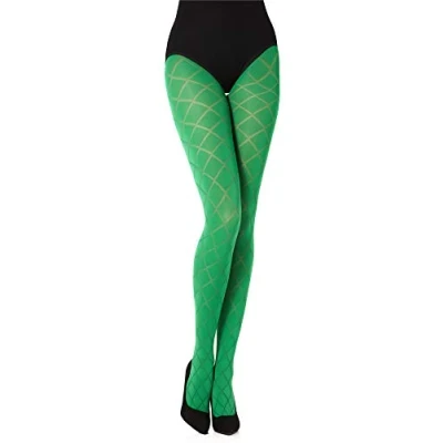 Abbildung von Merry Style Damen blickdichte Strumpfhose mit Muster MS 328 60 DEN (Erba, XL (44 48))