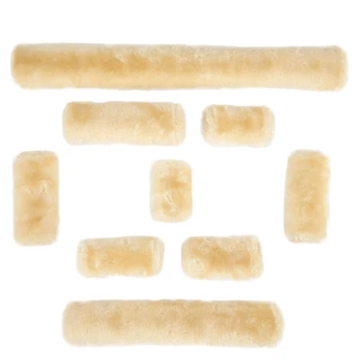 Abbildung von Premiere Halfterschutz Artificial Fur Set Naturell Pony