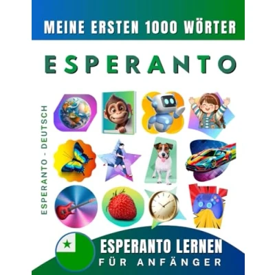 Abbildung von Esperanto lernen für Anfänger, meine ersten 1000 Wörter: Zweisprachiges Deutsch Lernbuch Kinder und Erwachsene