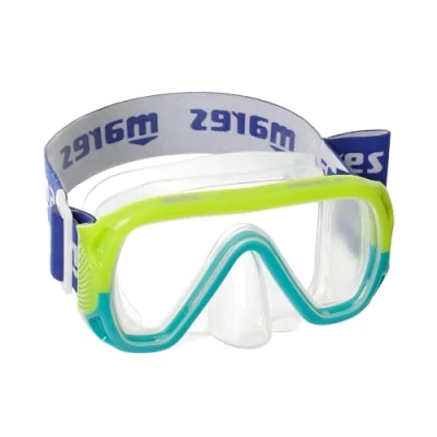 Abbildung von Mares Aquazone Keewee Jr, Schnorchelmaske für Jungen und Kinder Unisex, Lime/Minze