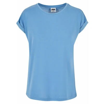 Abbildung von Urban Classics Extended Shoulder Tshirt basic, Damen, Größe: Small, Horizonblue