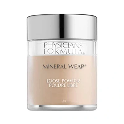 Abbildung von Physicians Formula Mineral Wear Loose Powder Mineralpuder mit sanften Mineralen leichte Formel Translucent Light