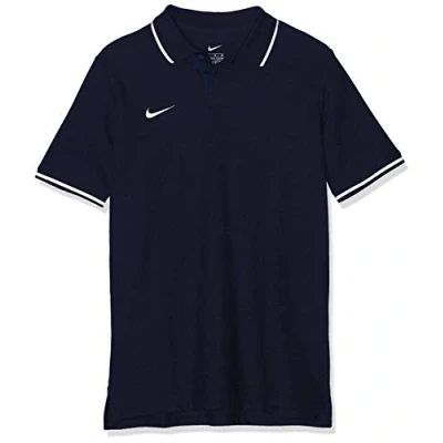 Abbildung von Nike Kinder Y TM CLUB19 SS Polo Shirt, Blau (Obsidian/White/451), Gr. M