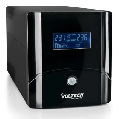 Abbildung von VulTech UPS1500VA PRO Line Interactive Kontinuitätsgruppe mit LCD, Schwarz [Italien]