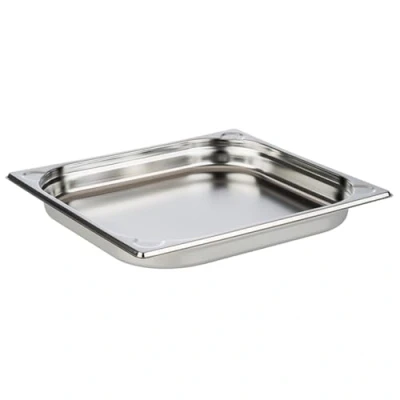 Abbildung von APS 81701 GN 2/3 Behälter, Edelstahl, 35,4 x 32,5 cm, Tiefe 40 mm, 3 Liter