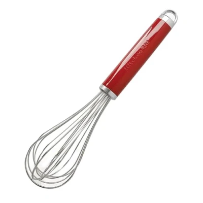 Abbildung von KitchenAid Schneebesen, manueller Schaumschläger aus Edelstahl Empire Rot